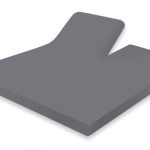 Eleganzzz Splittopper Hoeslaken Jersey Katoen Stretch - antraciet 180x210/220cm