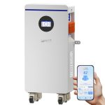 Beste thuisbatterij met stekker WattCycle 48V 314Ah LiFePO4 Thuisbatterij 16kWh Bluetooth, 6000+ Cycli