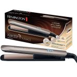 Beste stijltang Remington Stijltang Keratin Protect (Verrijkt met Keratine En Amandelolie, 9 temperatuurstanden, Digitaal Display, Turbo-Boost, Extra Verzorgend Steilen) S8540