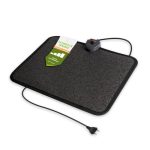 Mi-Heat infrarood verwarmingsmat 40x50cm voetschakelaar thermostaat 4 verwarmingsstanden tot 45°C vaste temperatuur 3 uur timer antislip rug elektrische PVC verwarmingsmat